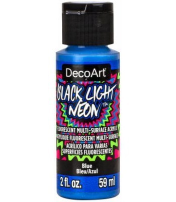 DecoArt Black Light Neon - Blue 2oz